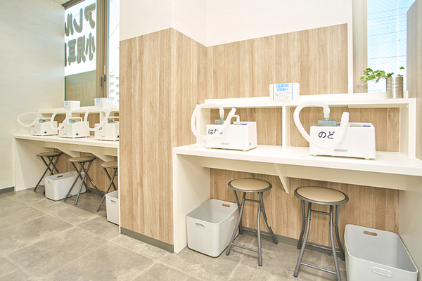 さえき耳鼻咽喉科 分院 処置後の鼻洗浄やネブライザーで原因物質除去と症状緩和をめざす