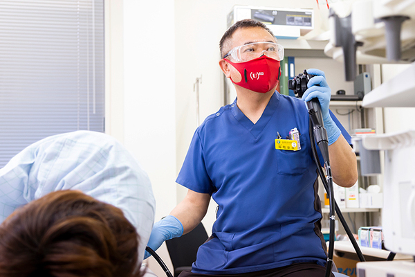 福間内科医院 検査の負担軽減はもちろん、安全のためにも痛みには敏感に反応