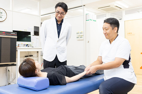 近間整形外科クリニック 医師、スタッフ、患者で話し合いながらゴールを決める