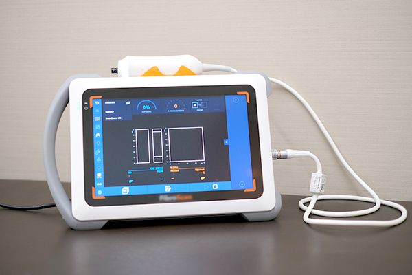 ぎょうとく内科・内視鏡クリニック 先進の機器を導入し肝硬度測定を行う