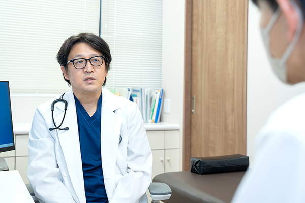 松井医院 薬は患者の年齢や状態に応じて選択し、使用法も丁寧に説明する