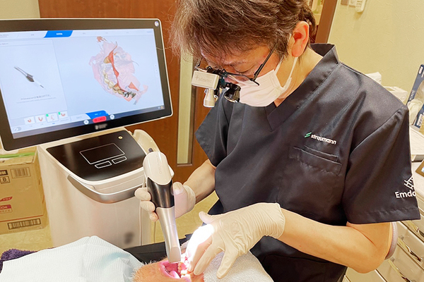 ミズキデンタルオフィス 3Dスキャンを用いて、矯正後のイメージをシミュレーションする