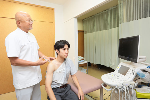 みやみつ整形外科リハビリクリニック 患者が実際に体の状態を確認し、納得した上で治療を進められる