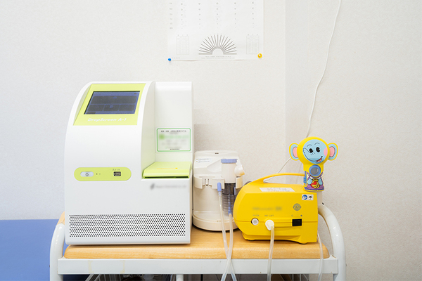 芦名医院 子どもも安心して受られるような検査となっている