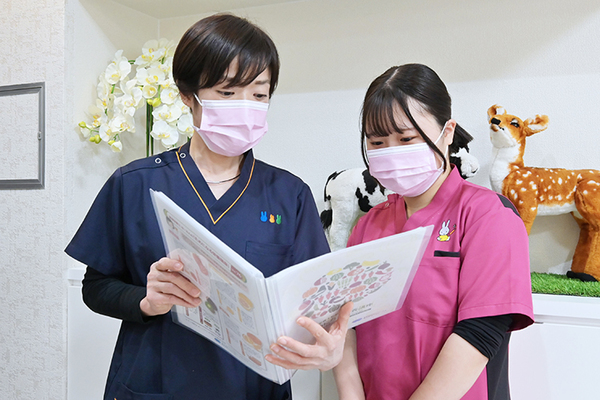 楠原デンタルクリニック 全身の健康を考えた食育指導を行っている