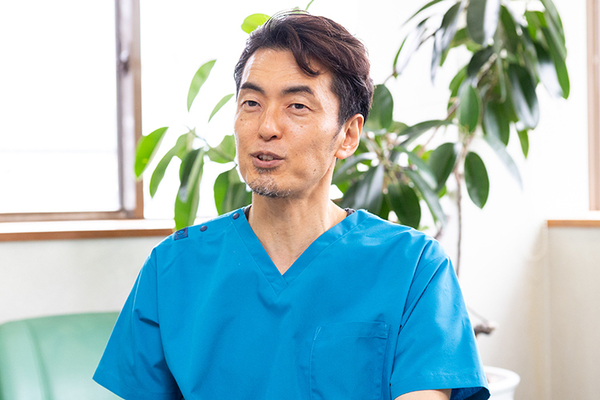 永野医院 今後は多職種連携のために密なシステム構築をしていきたいと語る