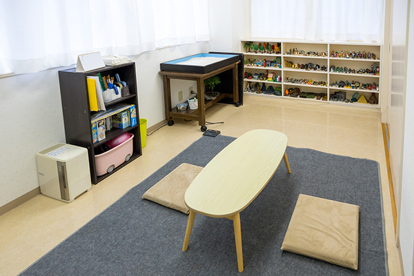 ますだ小児科 箱庭療法などにも対応し、幅広い悩みを受け入れている