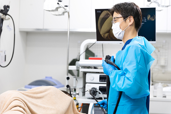ほんあつ胃腸科・内科クリニック 患者への痛みの負担が少ないような内視鏡検査をめざす