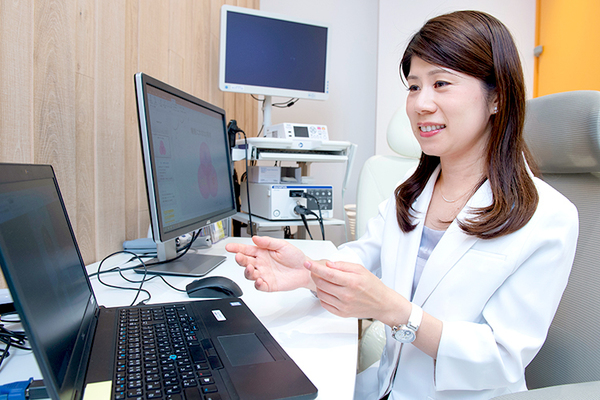 ウェルスリープクリニック東京 画面越しに伝わる患者の様子も診療時のヒントになるという