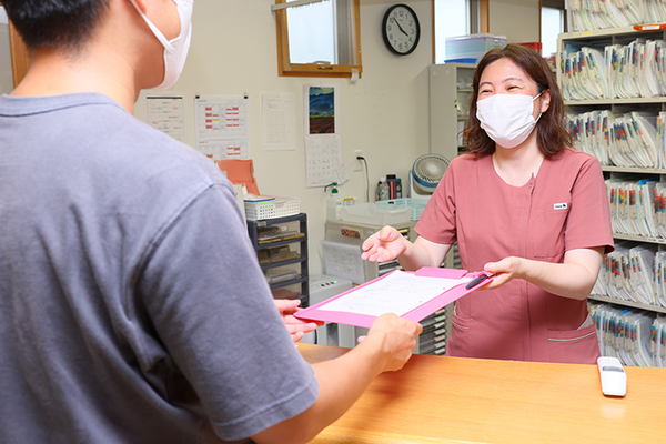西七条診療所 院内で過ごす時間は、ホッとできるように心がけている