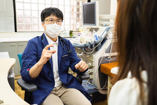 わだ内科医院 一人ひとりに合わせた食事指導も行い生活習慣の改善に努めている
