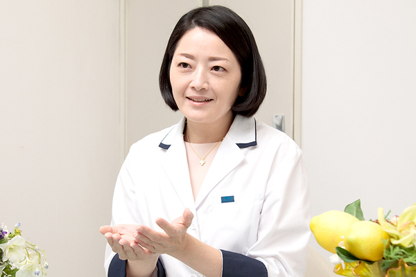 荻野レディースクリニック 医療機関での処方を勧める荻野舞副院長