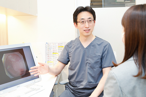 アルト新橋胃腸肛門内視鏡クリニック おもてなし医療の理念に基づいた丁寧な説明を心がける