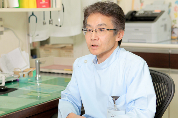 野村内科 「生活習慣の見直しが大切」と話す野村院長