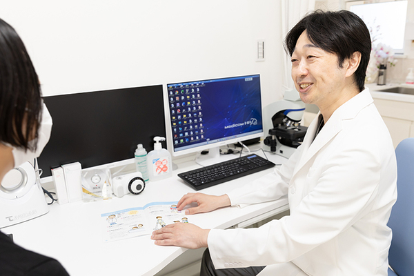 六本松えさき皮膚科クリニック 一人ひとりの状態や悩みに合わせて治療を進めていく