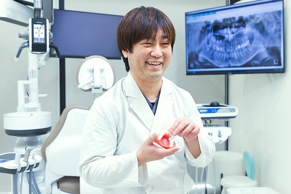 あざみ野長谷川歯科矯正歯科 各分野の専門の歯科医師がいるため、幅広い歯科治療が可能