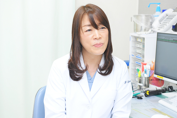 のがたクリニック 「男性女性問わず、お気軽に検査をご相談ください」と語る