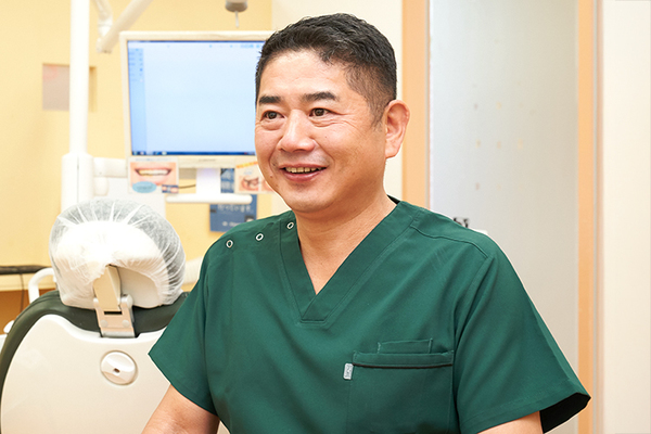 上田歯科医院 気になることは些細なことでも相談してほしいと院長は話す