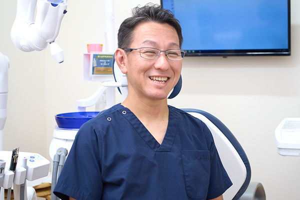 ひまわり歯科 患者に寄り添う姿勢を大事にしたいと語る舘院長