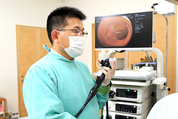 さくらクリニック リラックスして検査を受けてもらえるように工夫している