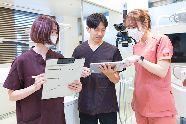 センター北駅前歯科 それぞれが連携して、理想の医療を提供できるように尽力