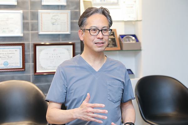 永福町駅前歯科・矯正歯科・小児歯科 患者の負担軽減のためさまざまな工夫をしている