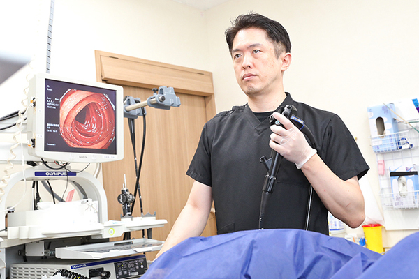 新宿内視鏡クリニック 内視鏡の豊富な経験を持つ院長がいる