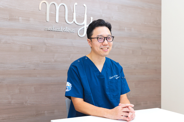 MYメディカルクリニック田町三田 不安なことがあれば、ぜひ相談してほしいと語る馬場院長