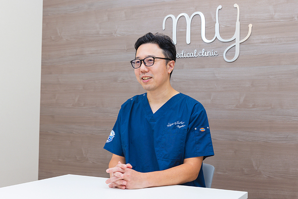 MYメディカルクリニック田町三田 予防接種の相談も気軽にしてほしいと語る馬場院長