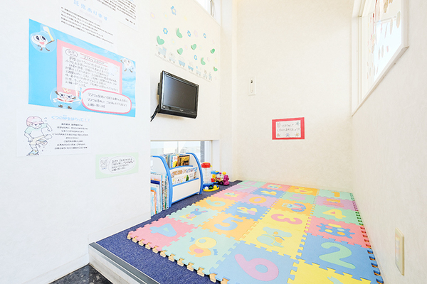 中矢歯科 キッズスペースもあり、通いやすい環境が整っている