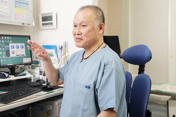 大槻医院大伴診療所 医療法人内のさまざまなエキスパートたちが協力して患者を支える