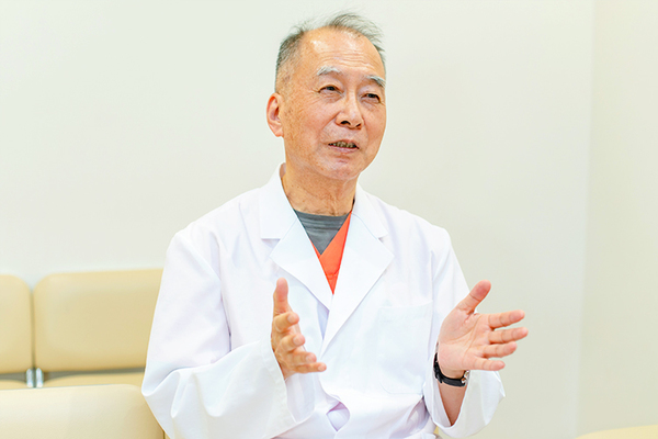 森内科クリニック 医療連携を大切にし、体制を整えていると話す院長