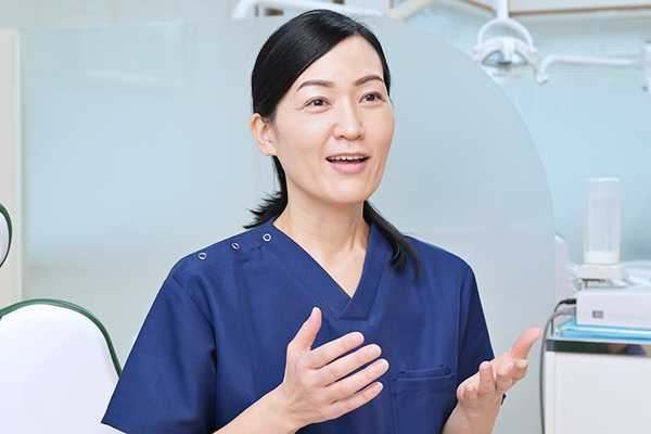 渡辺歯科医院 小児歯科の治療には保護者の協力が不可欠と話す先生