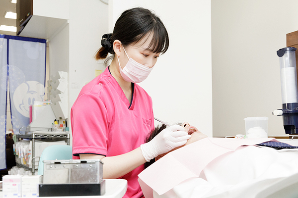 もりした歯科医院 歯磨きの習慣や方法を身につける手伝いを行う