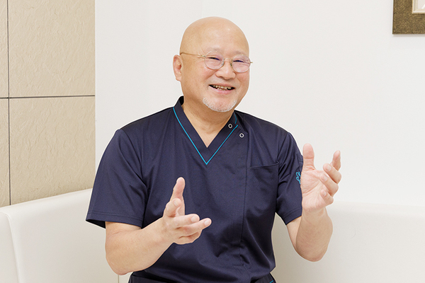 みやみつ整形外科リハビリクリニック 穏やかな口調で丁寧に説明をしてくれる宮光院長
