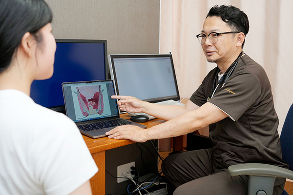 茅ヶ崎信愛クリニック 丁寧な説明を通じて、患者の不安の軽減に努めている