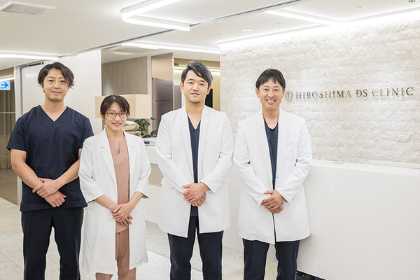 広島DS 内視鏡・日帰り手術クリニック チーム医療で質の高い医療を提供している