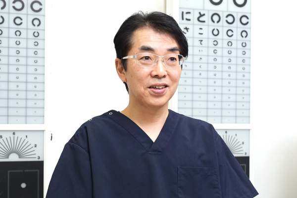 中田眼科 「地元に医療で恩返しをしたい」と語る院長