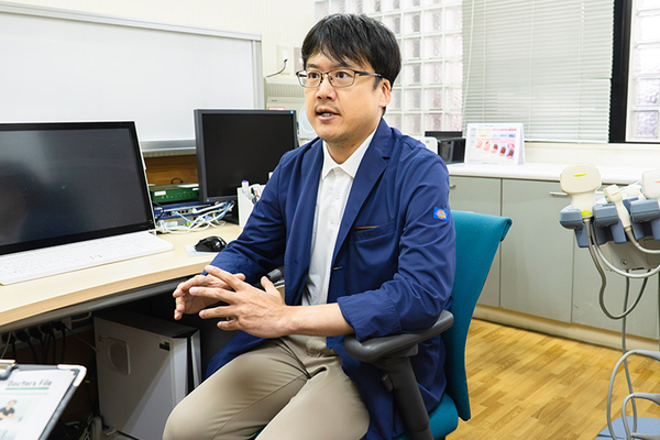 わだ内科医院 食生活の改善と適切な運動が大切だと話す金井亮院長