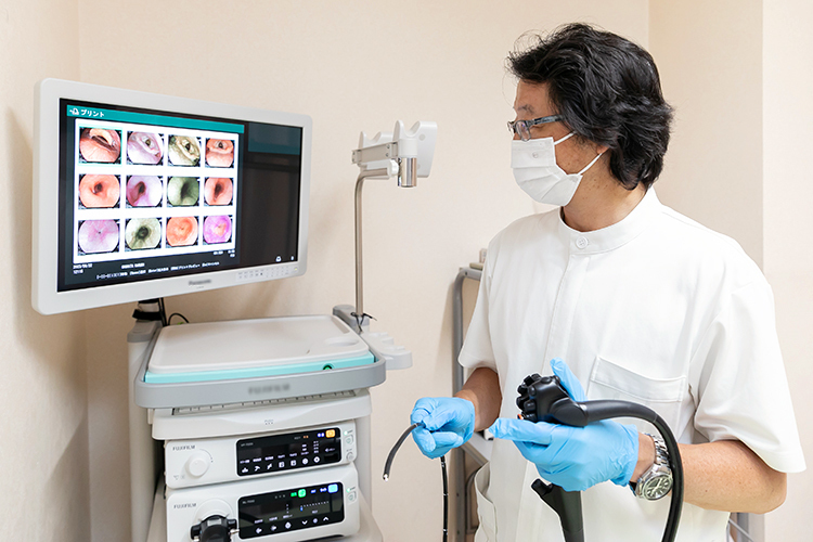 西村内科クリニック がんや逆流性食道炎の早期発見に有用 経鼻で受ける上部内視鏡検査