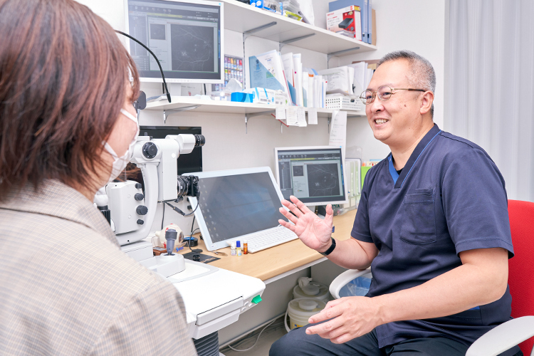 いわみ眼科 物が歪んで見える加齢黄斑変性とは？ 早期発見・早期治療が重要