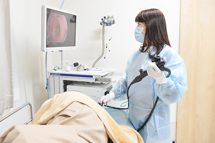 のがたクリニック 胃のムカつき・お腹が張る・便の不調を 安心につなぐ内視鏡検査