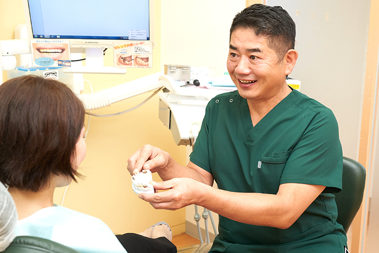 上田歯科医院 最短1日で治療を終えられる 審美性と機能性を兼ね備えた補綴治療