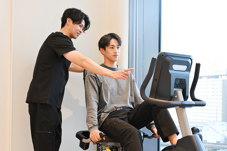 高輪ゲートウェイ駅前整形外科クリニック 「痛みの出にくい体」をつくる データを用いた個別リハビリ
