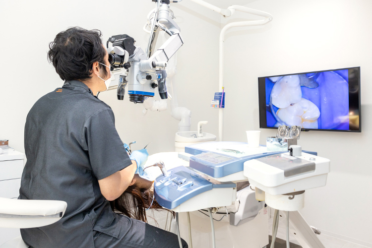 六本松MI歯科 マイクロスコープはさまざまな場面で有用 精密治療は予防の第一歩