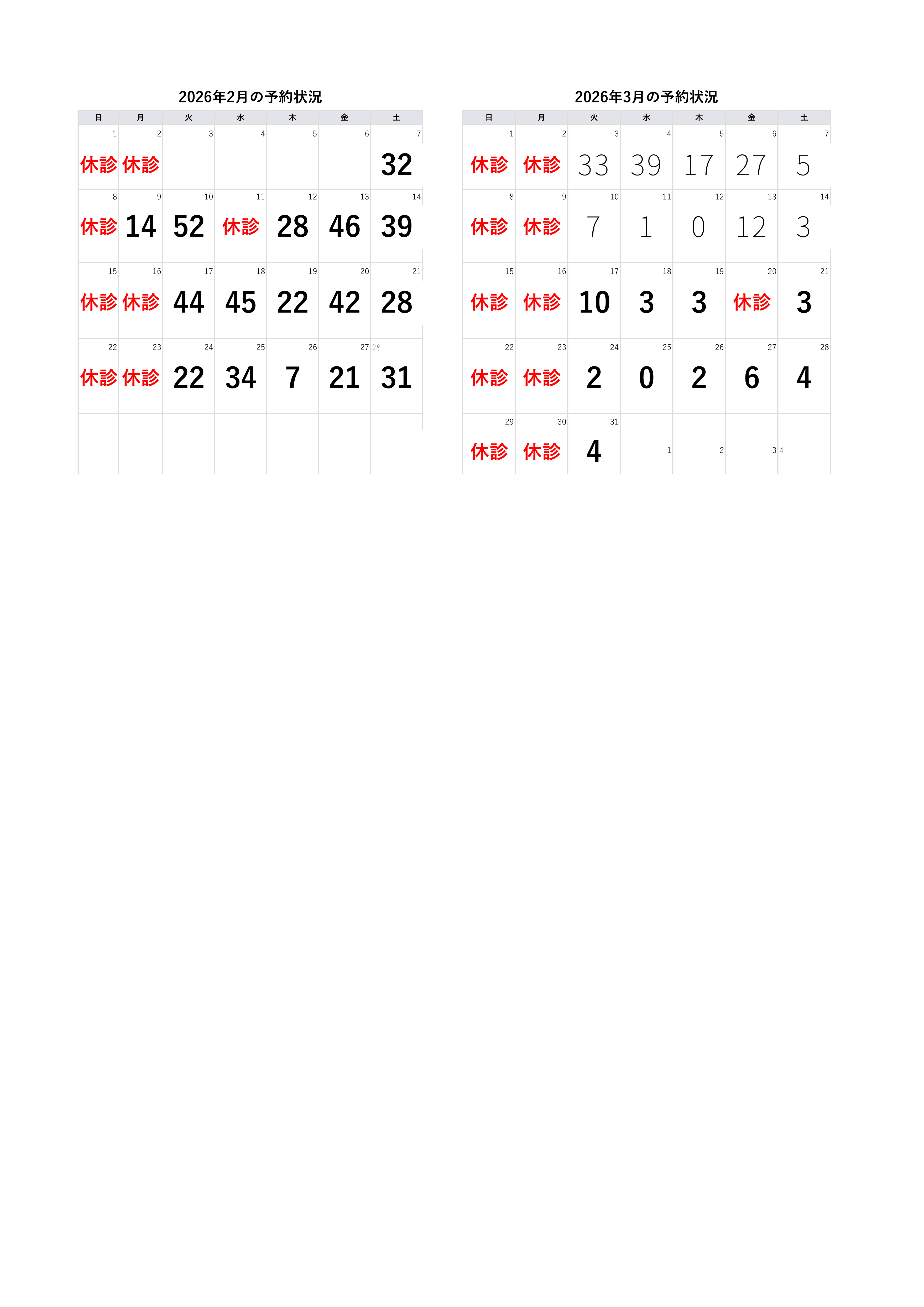 凌駕クリニック樋上本院 お知らせ１