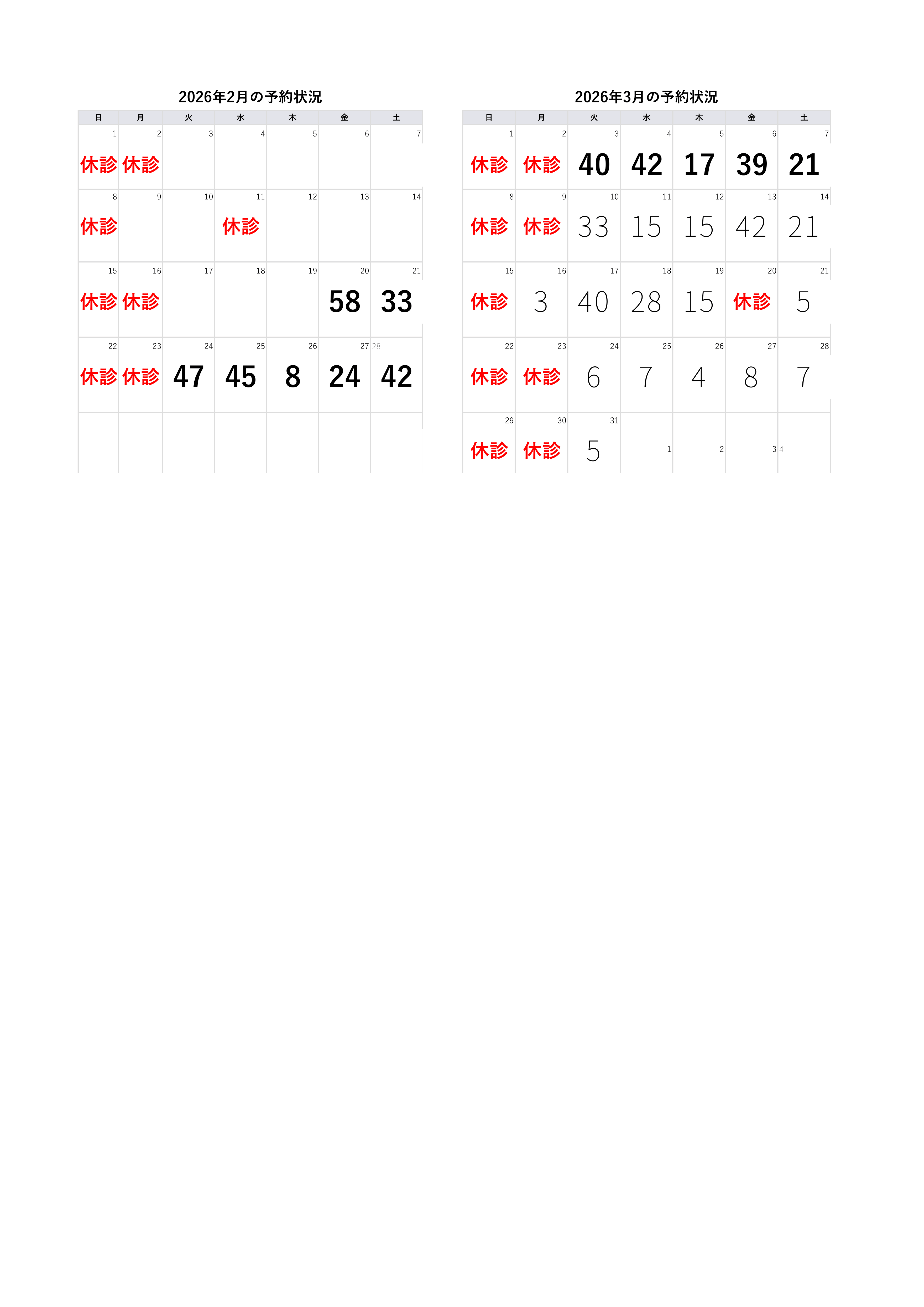 凌駕クリニック樋上本院 お知らせ１