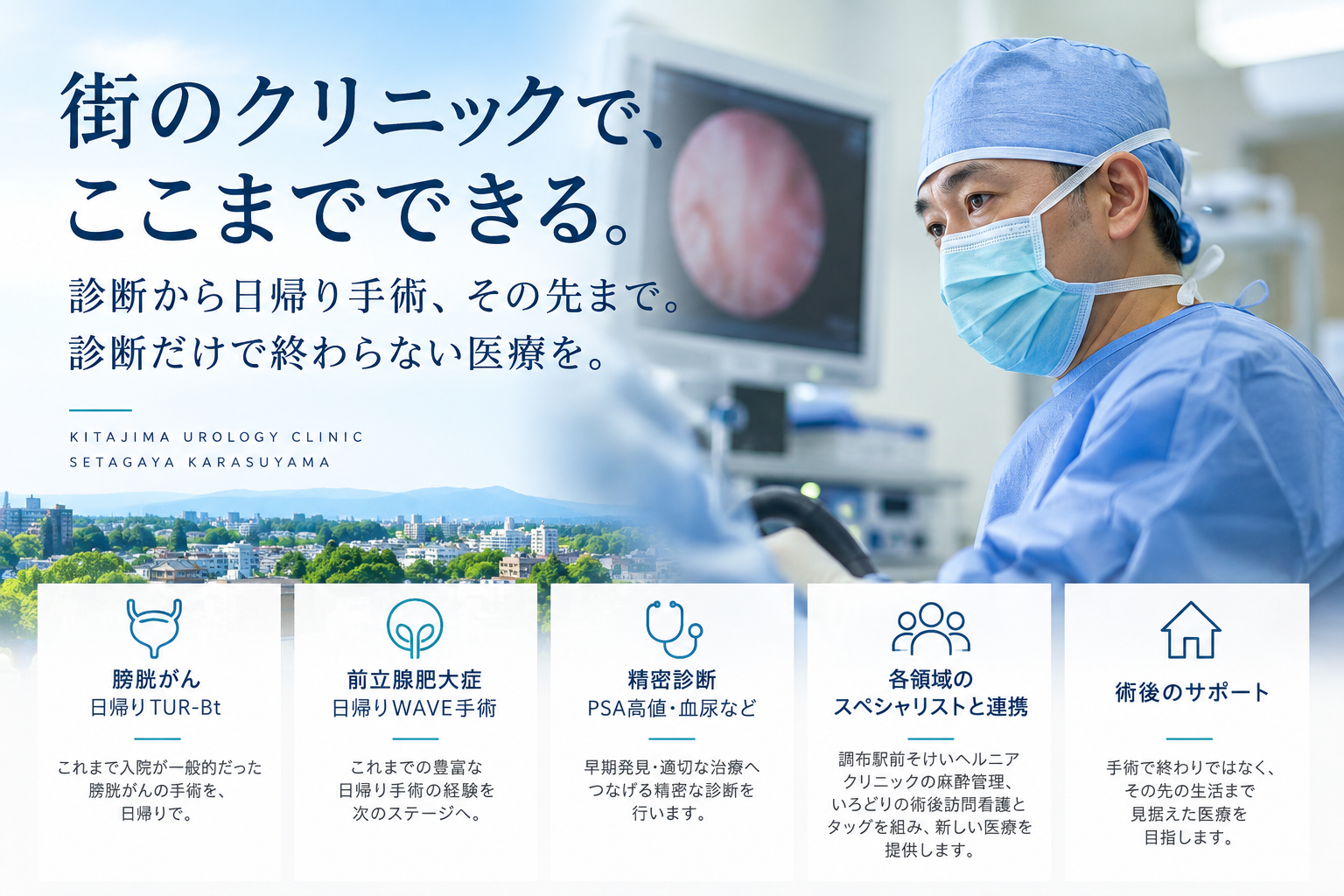 きたじま腎泌尿器科クリニック 世田谷烏山院 お知らせ1